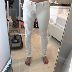 Soft white straight jeans “the Shane” style